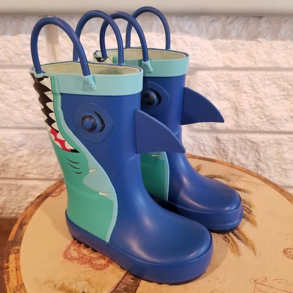Cat Jack Shark Rain Boots Sz 